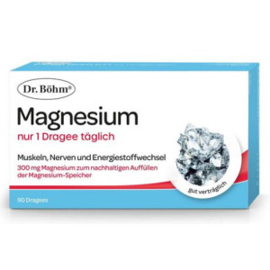MAGNESIUM NUR 1 Dragees täglich Dr.Böhm