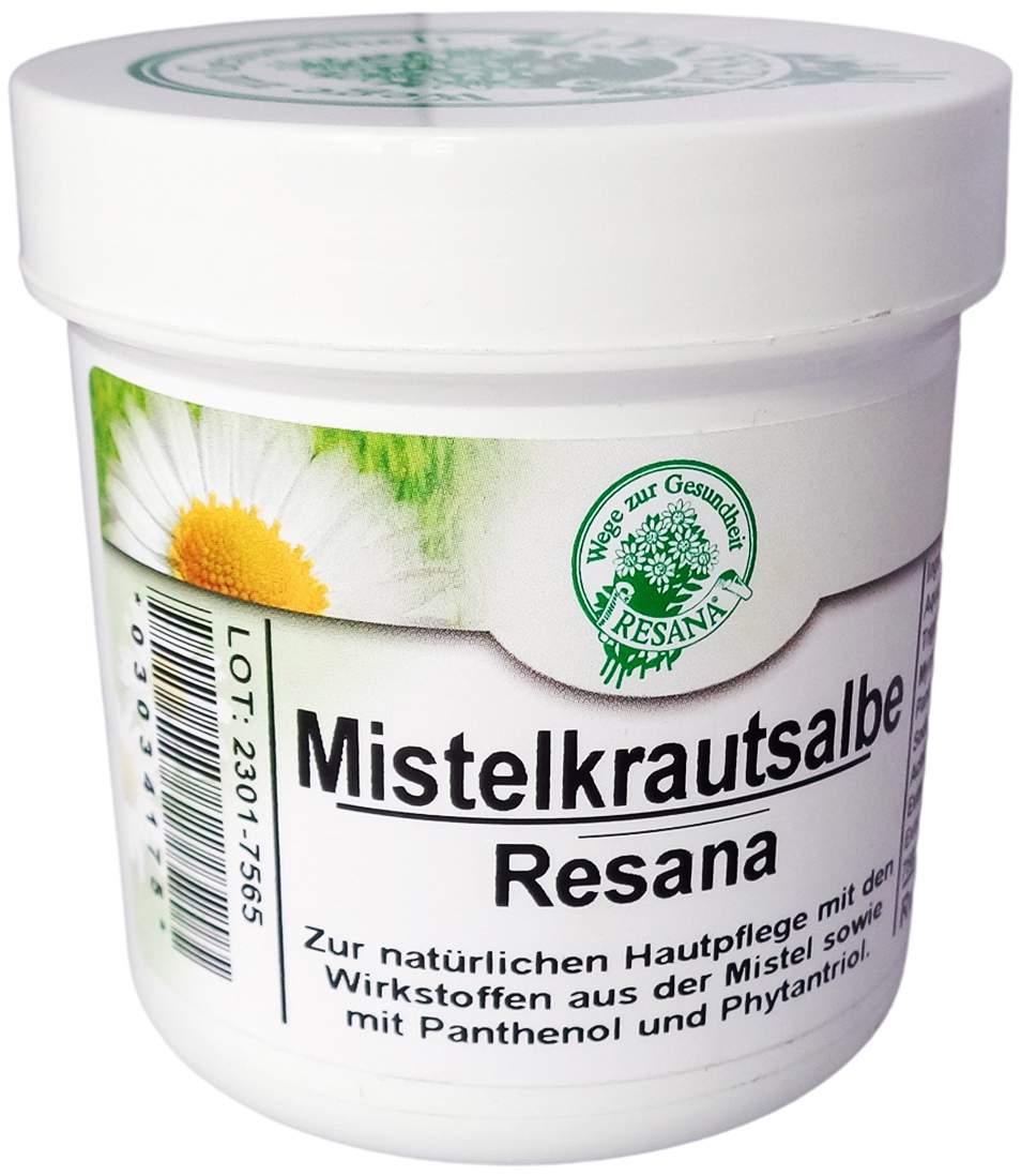 Resana Mistelkraut Salbe 100 ml Natürliche Pflege Hautirritationen Gelenkbeweglichkeit Rheumatische Beschwerden Gelenkunterstützung Heilpflanzen