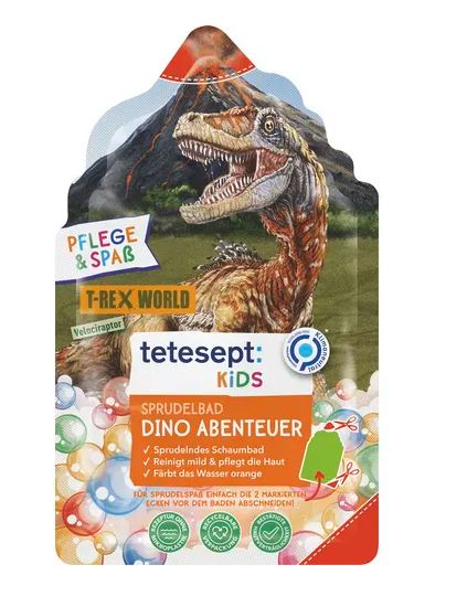 TETESEPT Kinder Badespaß Sprudelbad T-Rex World