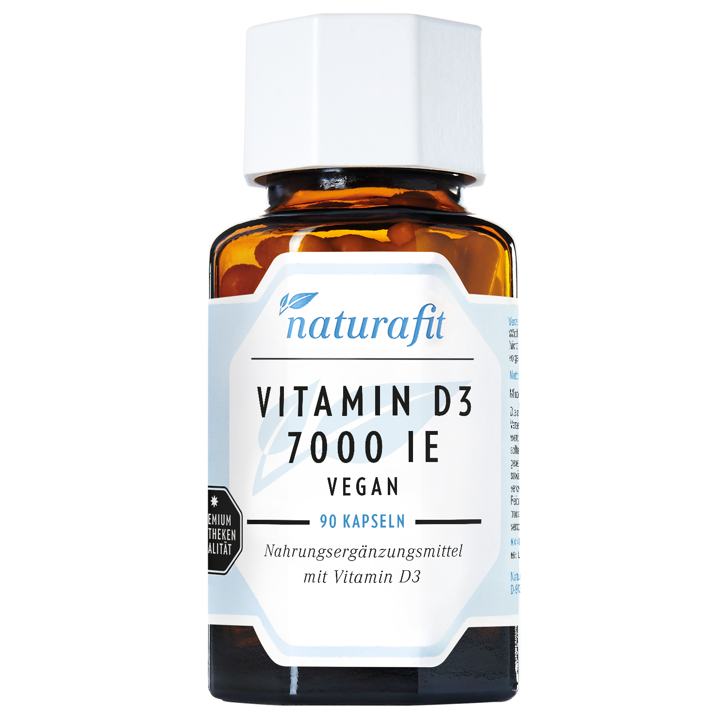 NATURAFIT Vitamin D3 7.000 I.E. vegan Kapseln