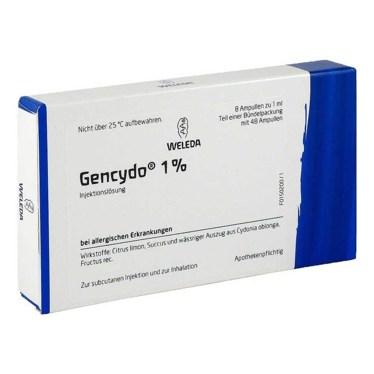 Weleda GENCYDO 1% Injektionslösung